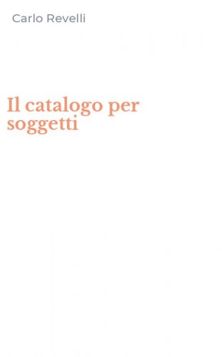 Il catalogo per soggetti