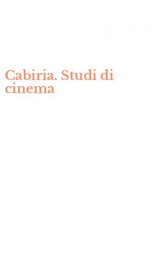 Cabiria. Studi di cinema