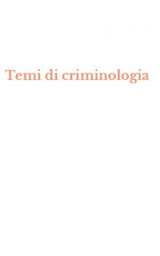 Temi di criminologia
