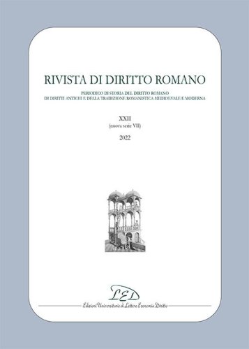 Rivista di diritto romano. Nuova Serie