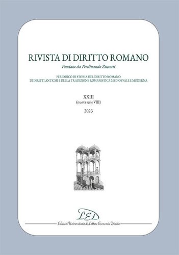 Rivista di diritto romano. Nuova serie