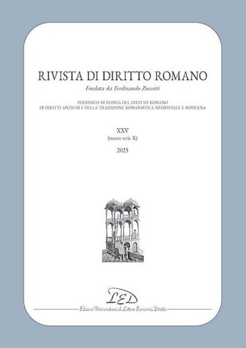 Rivista di diritto romano. Nuova serie