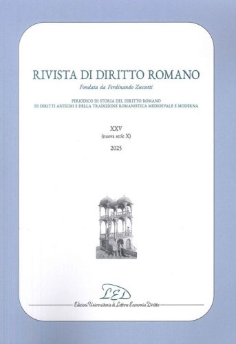 Rivista di diritto romano. Nuova serie