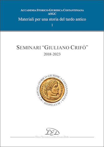 Seminari &laquo;Giuliano Crif&ograve;&raquo; 2018-2023