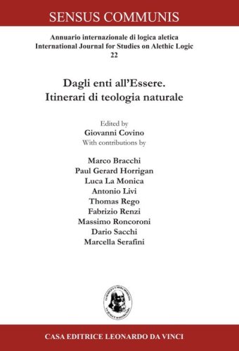 Dagli enti all'essere. Itinerari di teologia naturale