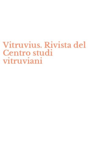 Vitruvius. Rivista del Centro studi vitruviani