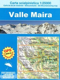 Valle Maira 1:25000. Carta dei sentieri-Carte de randon&eacute;e-Wanderkarte-Hiking Map