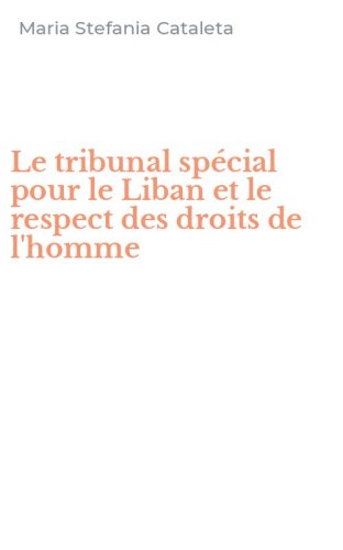 Le tribunal sp&eacute;cial pour le Liban et le respect des droits de l'homme