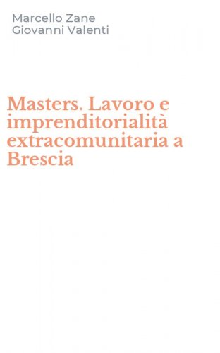 Masters. Lavoro e imprenditorialit&agrave; extracomunitaria a Brescia