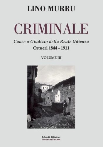Criminale. Cause a giudizio della Reale Udienza