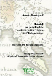 Materiali per lo studio della controvertistica religiosa nell'India coloniale