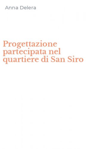 Progettazione partecipata nel quartiere di San Siro