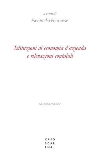 Istituzioni di economia d'azienda e rilevazioni contabili
