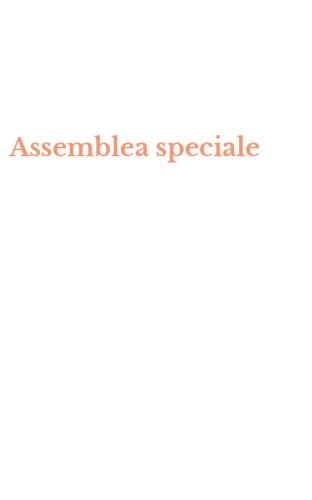 Assemblea speciale