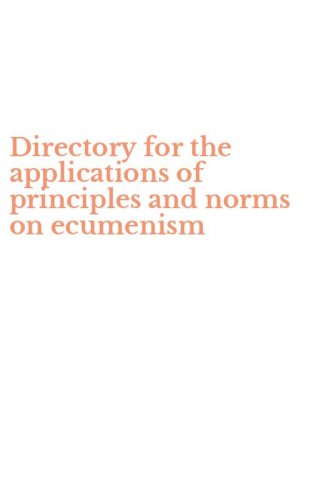 Directory for the applications of principles and norms on ecumenism