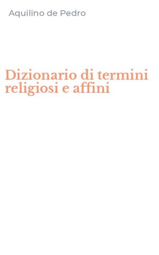 Dizionario di termini religiosi e affini