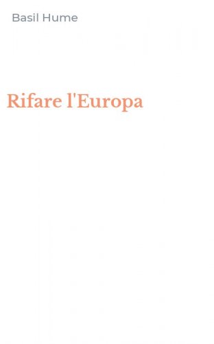 Rifare l'Europa