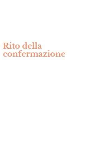 Rito della confermazione