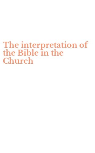 The interpretation of the Bible in the Church