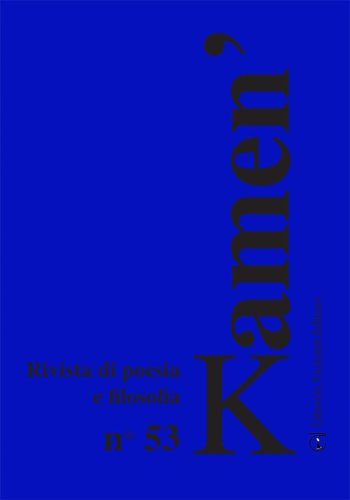 Kamen'. Rivista di poesia e filosofia. Ediz. italiana, croata e russa