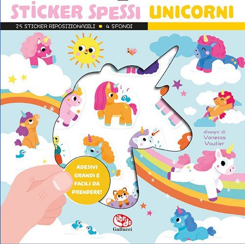 Unicorni. Sticker spessi