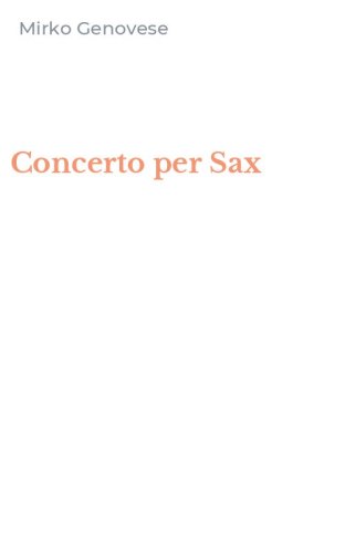 Concerto per Sax