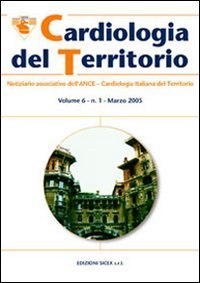 Cardiologia del territorio. Notiziario associativo dell'Ance. Cardiologia italiana del territorio