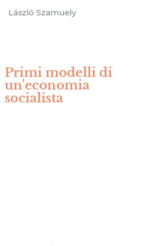 Primi modelli di un'economia socialista