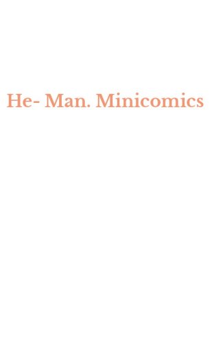 He-Man. Minicomics