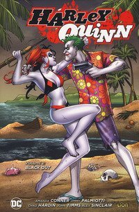 Black out. Harley Quinn