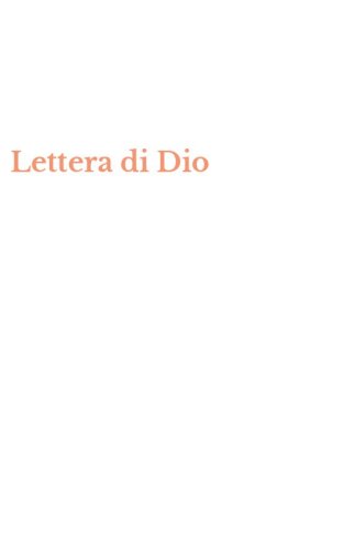 Lettera di Dio