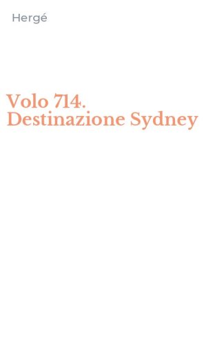 Volo 714. Destinazione Sydney