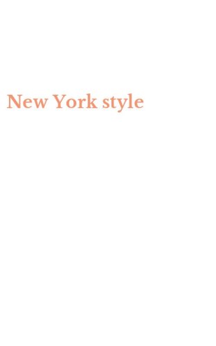 New York style