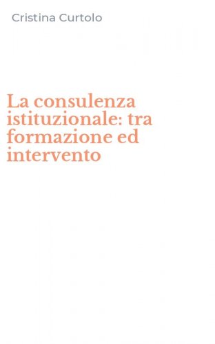 La consulenza istituzionale: tra formazione ed intervento