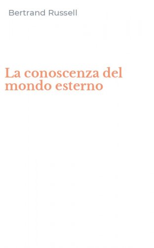 La conoscenza del mondo esterno