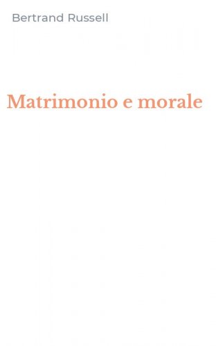Matrimonio e morale