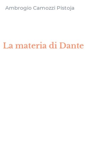 La materia di Dante