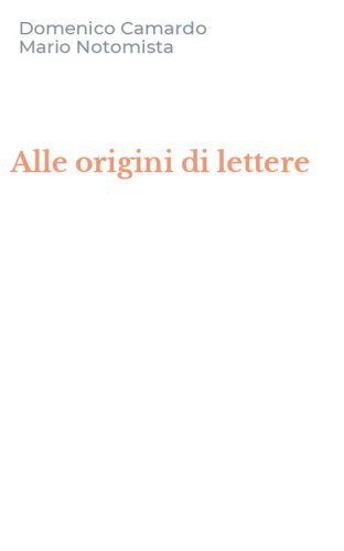 Alle origini di lettere
