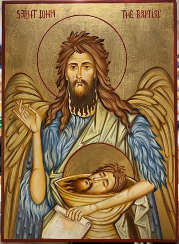 GIOVANNI BATTISTA DECOLLATO 22X30 CM - RAPPRESENTATO CON LA TESTA SUL VASSOIO
