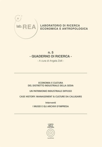 Economia e cultura del Distretto Industriale della sedia. Quaderno di ricerca