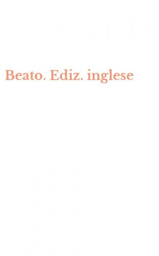 Beato. Ediz. inglese