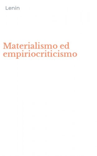 Materialismo ed empiriocriticismo