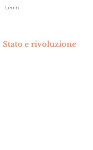 Stato e rivoluzione