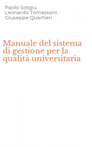 Manuale del sistema di gestione per la qualit&agrave; universitaria