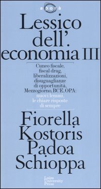 Lessico dell'economia