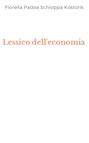 Lessico dell'economia