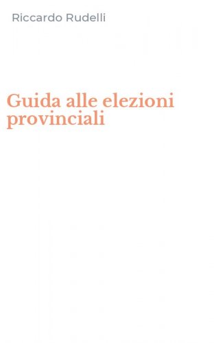 Guida alle elezioni provinciali