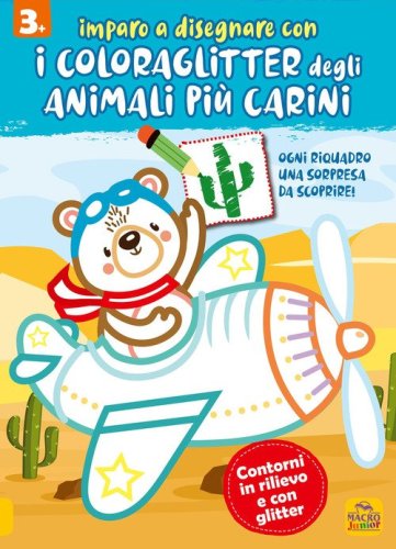 Imparo a disegnare con i coloraglitter degli animali pi&ugrave; carini
