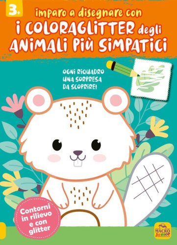 Imparo a disegnare con i coloraglitter degli animali pi&ugrave; simpatici