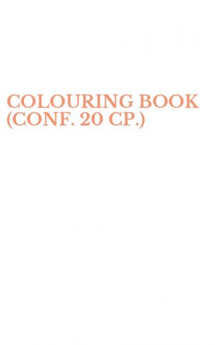 COLOURING BOOK (CONF. 20 CP.)